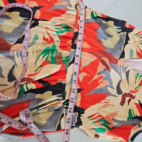 Cap Juluca Aldo Martins Maxi Dress Small Multicolor Sleeveless Tropical - Picture 8 of 12